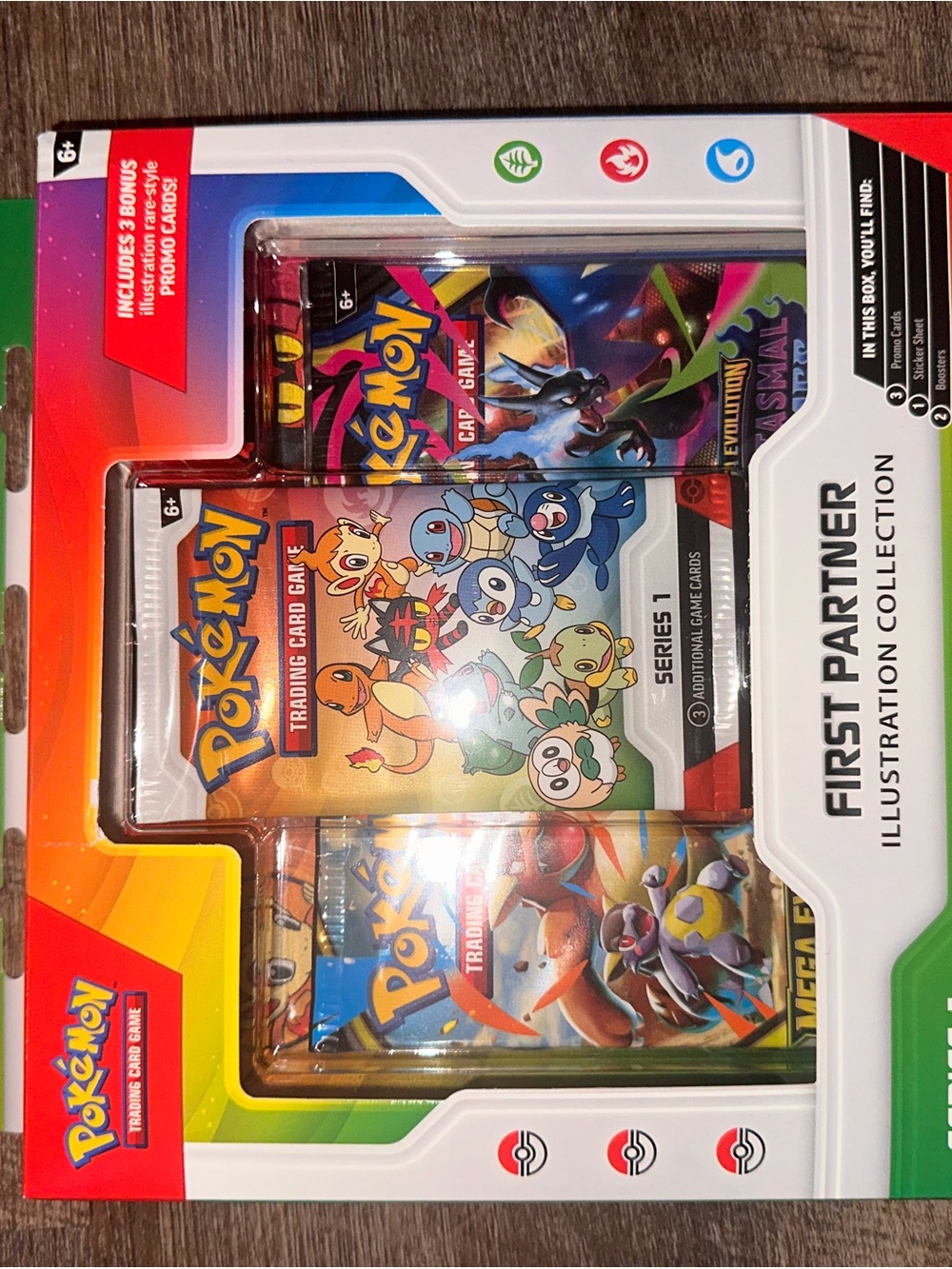 Pokemon First Partner Illustration Collection - Rainbow Pack